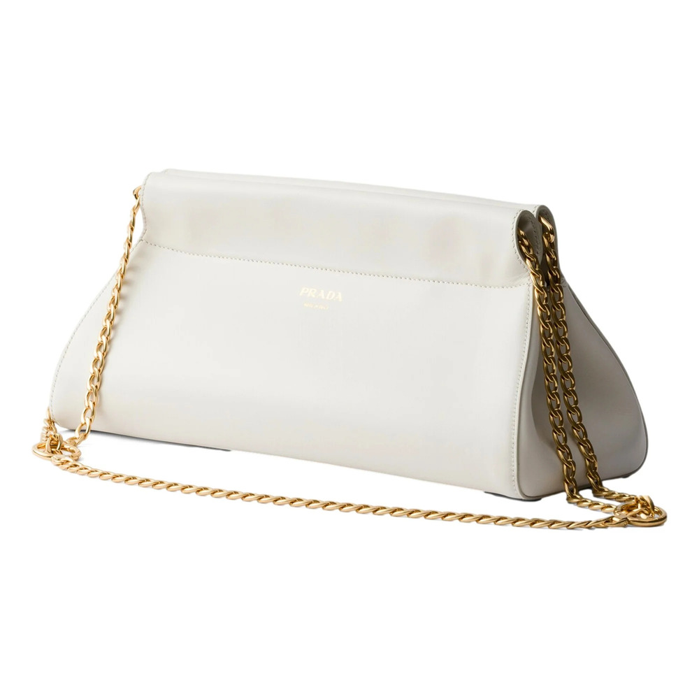 Prada Enchaine Small Shoulder Bag Calfskin Leather